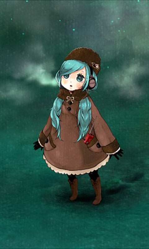 初音未来480×800手机壁纸